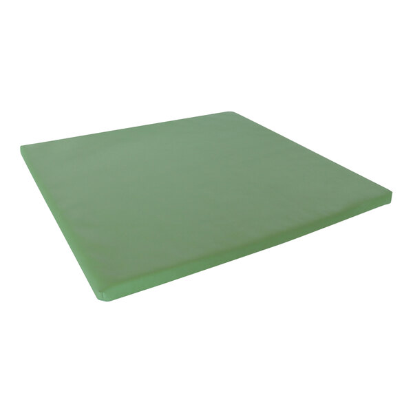 Whitney Brothers 37 3/4" x 37 3/4" Green Vinyl Floor Mat for WB0109 and CH0281