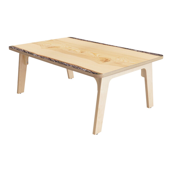 Whitney Brothers Nature View 47" x 30" Live Edge Wood Table