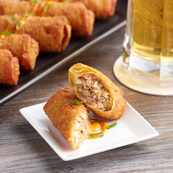 The Gourmet Egg Roll Co. 3 oz. Pork Egg Roll 60/Case