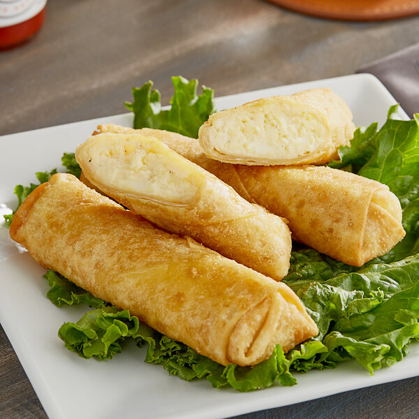 The Gourmet Egg Roll Co. 3 oz. Egg and Cheese Egg Roll - 60/Case