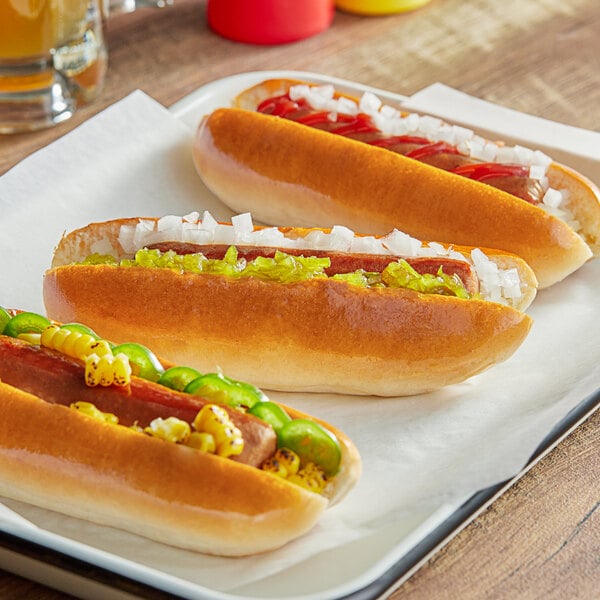 Brioche Gourmet PlantBased Brioche Hot Dog Bun 10.58 oz. 96/Case
