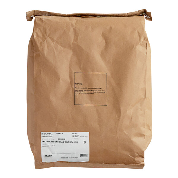 Golden Dipt G&L Medium Grind Cracker Bread Crumbs 25 lb.