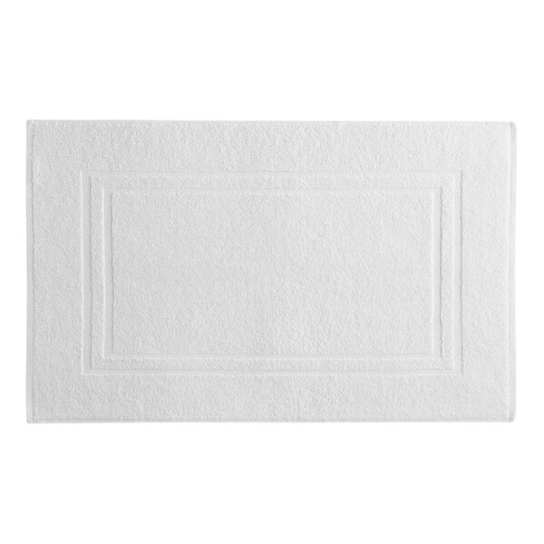 GarnierThiebaut Sirocco 22" x 34" White 100 Combed Terry Cotton Bath