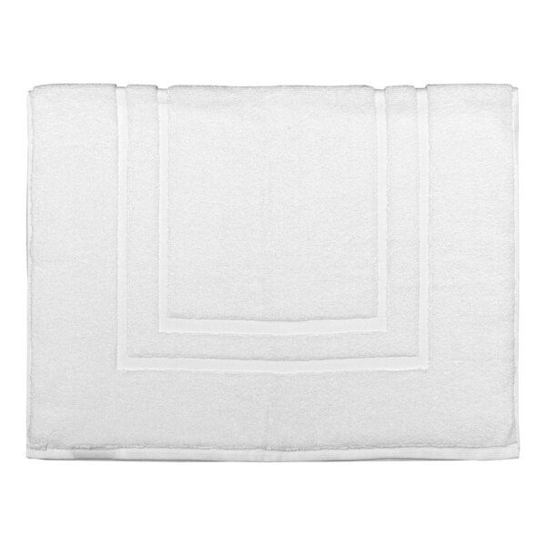 GarnierThiebaut Zephyr 21" x 32" White 100 Combed Terry Cotton Bath