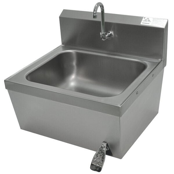 Advance Tabco 7-PS-78 Hands Free Hand Sink with Knee Operated