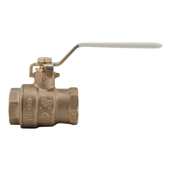 Watts 88005694 LFFBV3CM1 1 1/4" Full Port FNPT DZR Brass Ball Valve