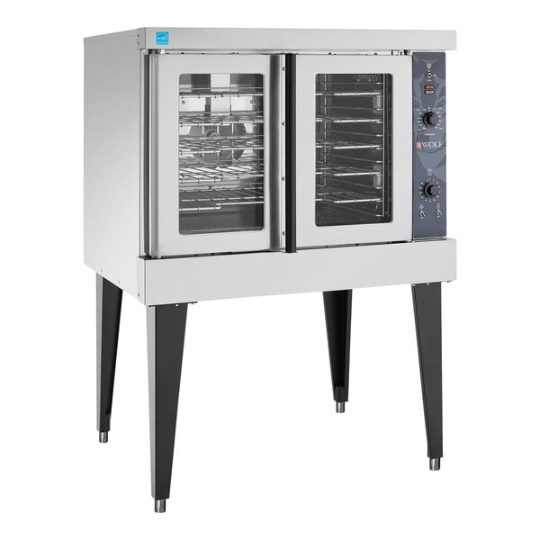 Wolf WC4ED 240/3 Single Deck Full Size Electric Convection Oven - 240V, 3 Phase, 12.5 kW