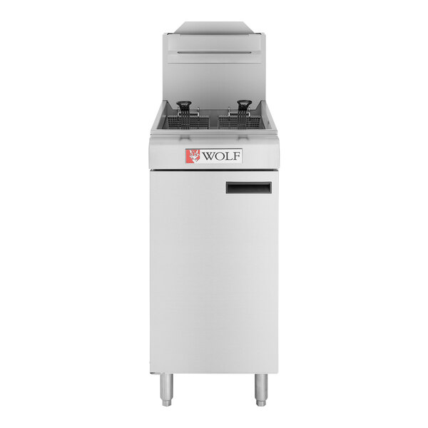 Wolf WF3001 3540 lb. Natural Gas Floor Fryer 90,000 BTU