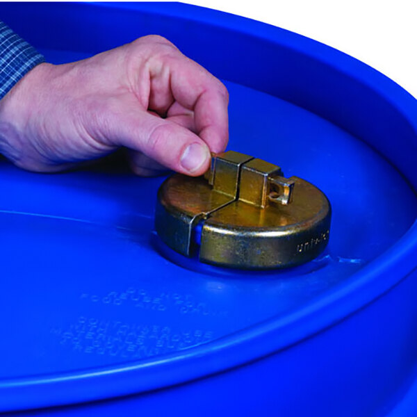 Justrite Zinc Drum Lock for Plastic Drums with 2" Bungs 08509 2/Pack