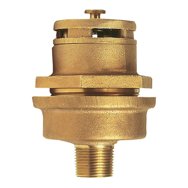 Justrite 3/4" Brass Vertical Safety Drum Vent Assembly with Flame Arrestor 08102