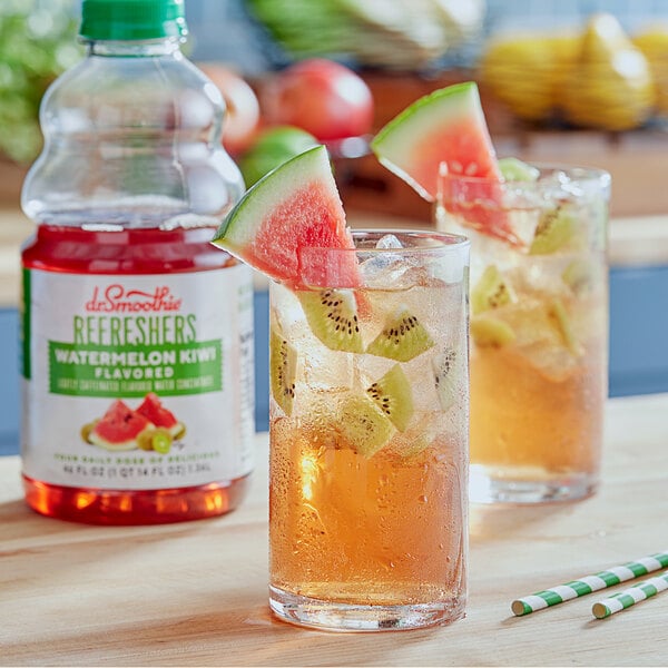 Dr. Smoothie Refreshers Watermelon Kiwi Refresher Beverage 1:1 Concentrate 46 fl. oz.