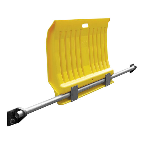 Eagle Manufacturing 35" x 26" x 5" Yellow HDPE Fixed Dock Plate 1796 - 1,000 lb. Capacity