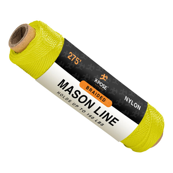Xpose Safety 5/8 x 275' Green Nylon Braided Mason Line / Rope NTG