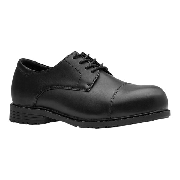 Shoes For Crews 72229 Senator Men's Medium Width Black WaterResistant