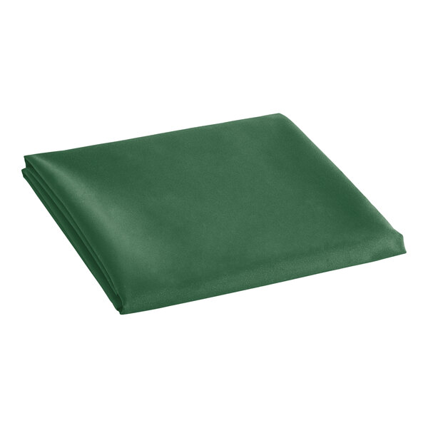 Oxford Square Hunter Green 100 Spun Polyester Hemmed Cloth Table Cover