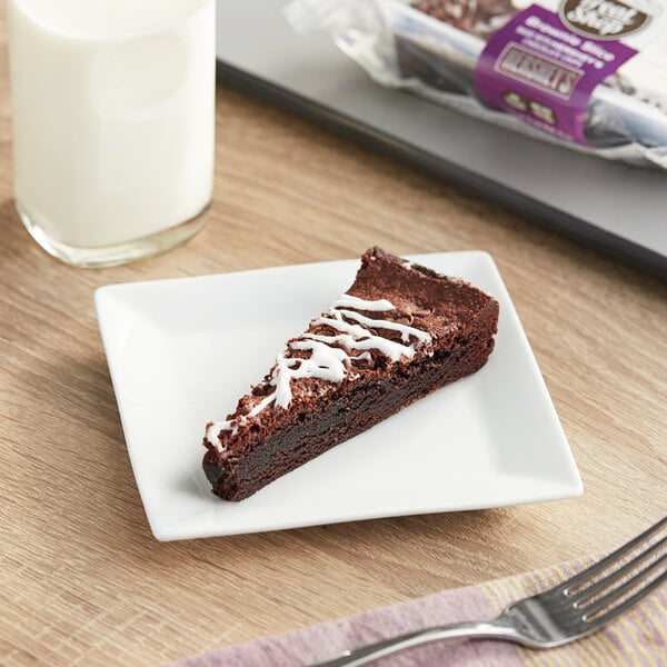 Our Specialty Treat Shop Individually Wrapped HERSHEY'S Chocolate Chip Brownie Slice 2 oz. - 48/Case