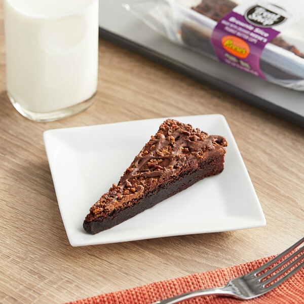 Our Specialty Treat Shop Individually Wrapped REESE'S Peanut Butter Cup Brownie Slice 2 oz. - 48/Case