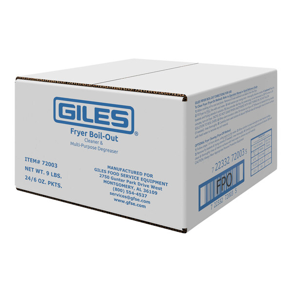 Giles 72003 Fryer BoilOut 6 oz. Packets 24/Case