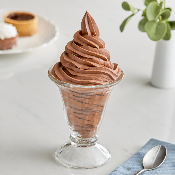 Eclipse Foods Dairy-Free Vegan Chocolate Soft Serve Ice Cream Mix 0.5 Gallon - 6/Case