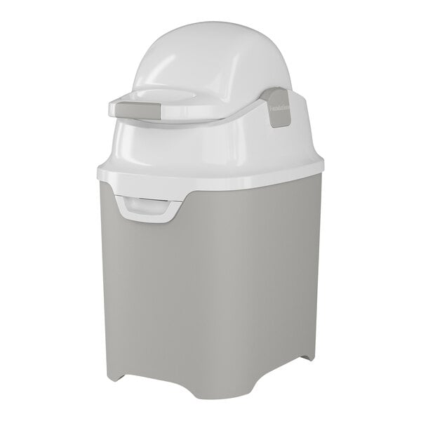 Foundations 9610057 21" Gray Diaper Pail