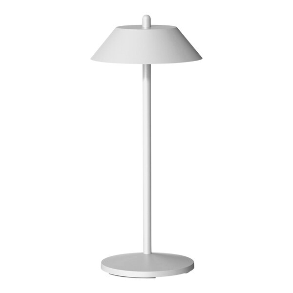 Lampa Pirlo 11" White Rechargeable Table Lamp