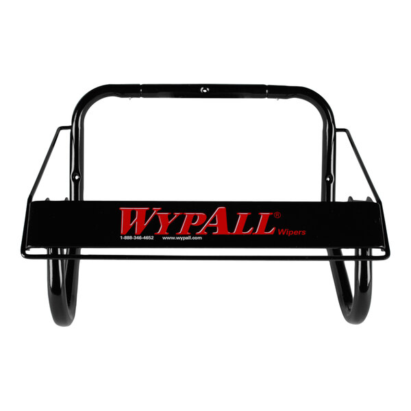 WypAll® Black Metal Wall-Mounted Jumbo Roll Wiper Dispenser 80579