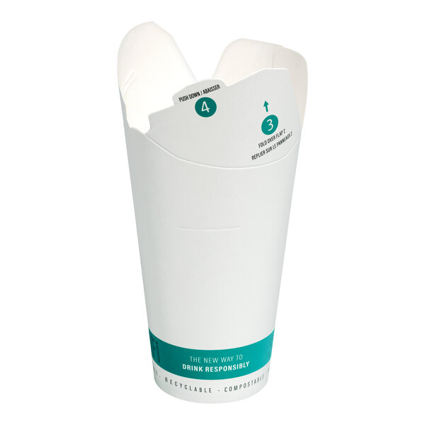 SOFi 16 oz. All-in-One Paper Hot Cup and Lid - 1000/Case