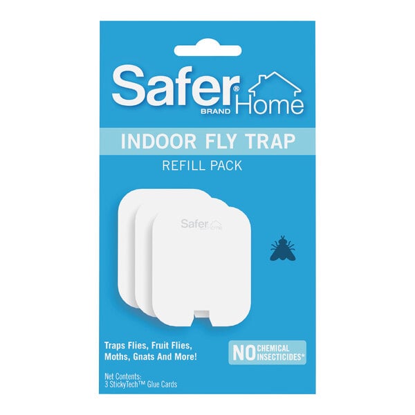 Safer Home StickyTech SH503 Glue Card for Indoor Plug-In Flying Insect Trap - 3/Pack