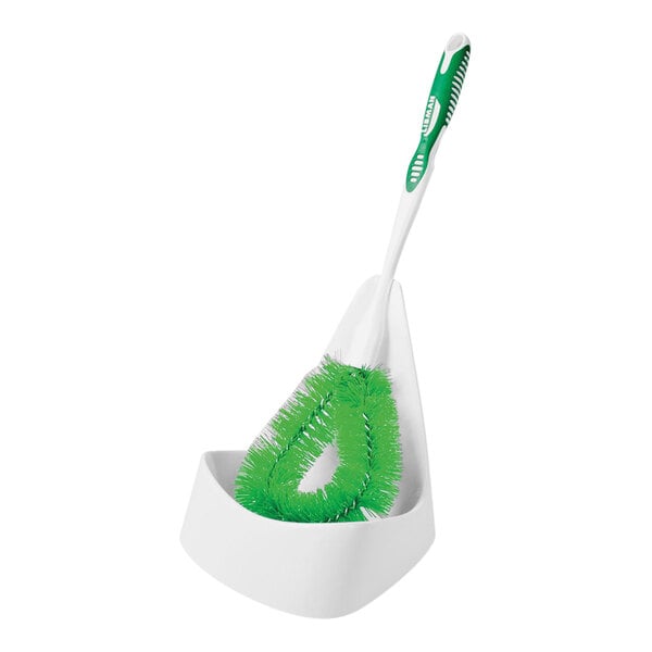 Libman 27 16 1/4" Angled Toilet Bowl Brush with Caddy