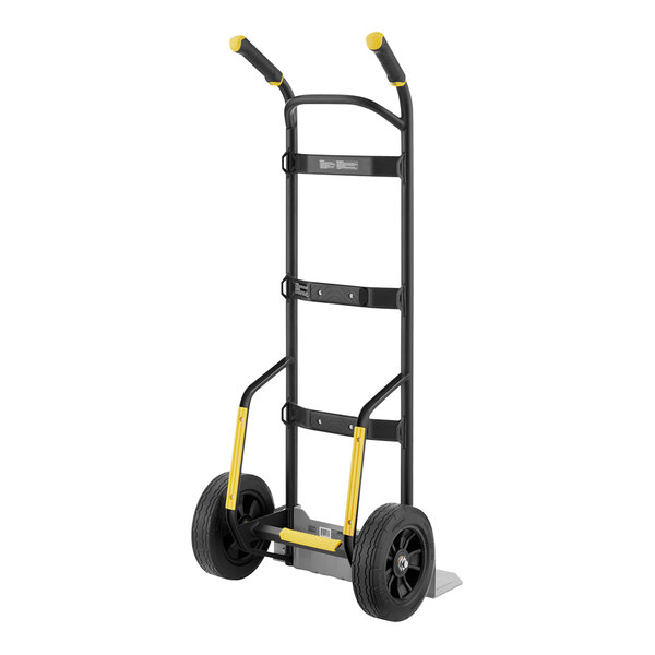 Gorilla 1,000 lb. Steel Hand Truck with (2) 10" Rubber Wheels GHH10