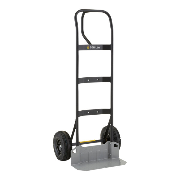 Gorilla 800 lb. Steel Hand Truck with (2) 10" Pneumatic Wheels GHS-8