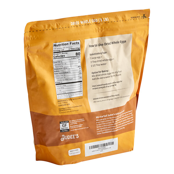 Judee's From Scratch Whole Egg Powder 3 lb.