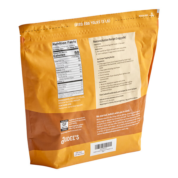 Judee's From Scratch Egg Yolk Powder 5 lb.