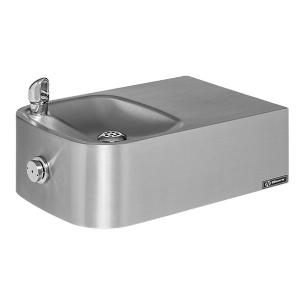Haws 1109 18 Gauge Stainless Steel Barrier-Free Vandal-Resistant Wall-Mount Drinking Fountain - Non-Refrigerated