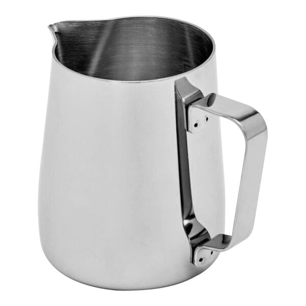 Rhino Coffee Gear Pro 12 oz. Stainless Steel Milk Pitcher RHMJ12OZ