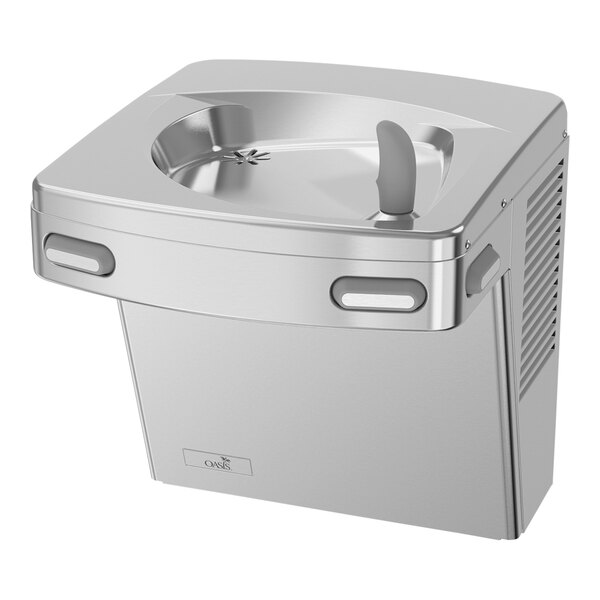 Oasis 504324 Versacooler II 8 GPH Stainless Steel Drinking Fountain - 115V - Chilled