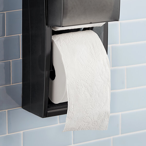 Charmin Essentials Soft 4"x4" 2-Ply 330 Sheet Toilet Paper Mega Roll - 12/Pack