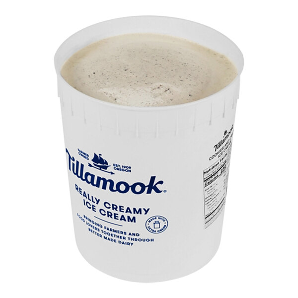 Tillamook Cookies and Cream Premium Ice Cream with 13.5 Butterfat 3 Gallon