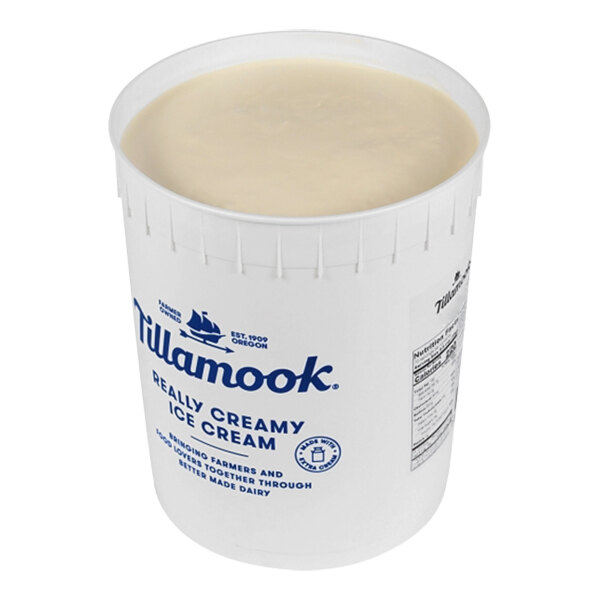 Tillamook Butter Pecan Premium Ice Cream with 13.5 Butterfat 3 Gallon