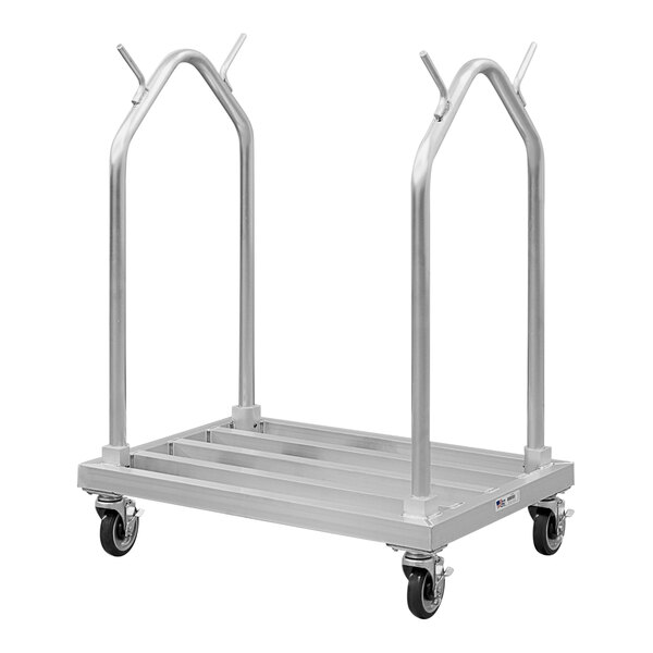 New Age 36" x 24" x 45 1/4" Aluminum Double-Sided Mat Cart 51087