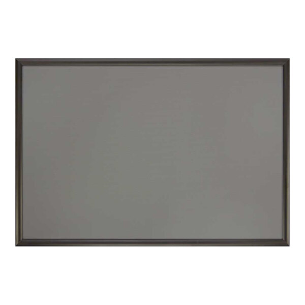 United Visual Products 24" x 36" Black Aluminum Snap Frame