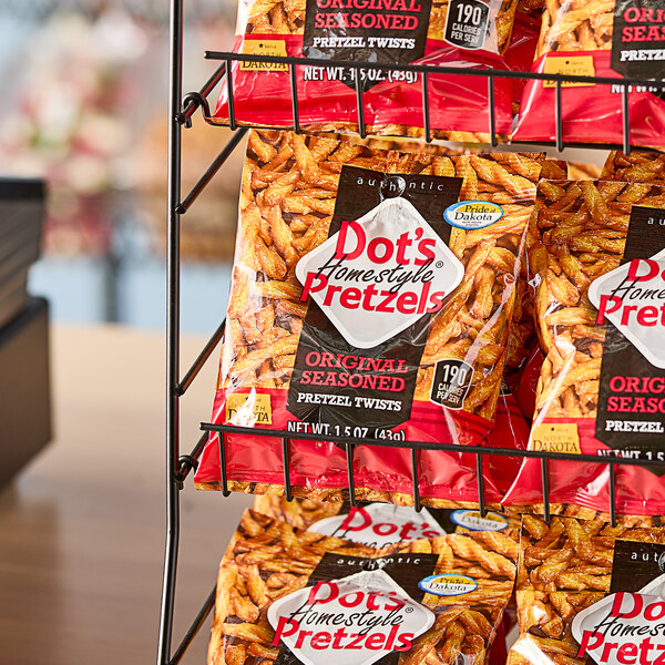 DOT'S HOMESTYLE PRETZELS Original Seasoned Pretzel Twists 1.5 oz. - 60/Case
