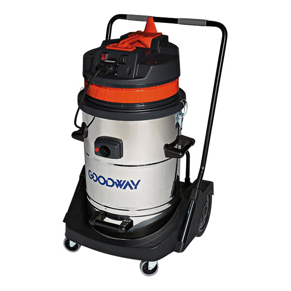 Goodway Technologies 11 Gallon Twin-Motor Pump-Out Wet Flood Vacuum EV-60-P - 115V, 1 Phase