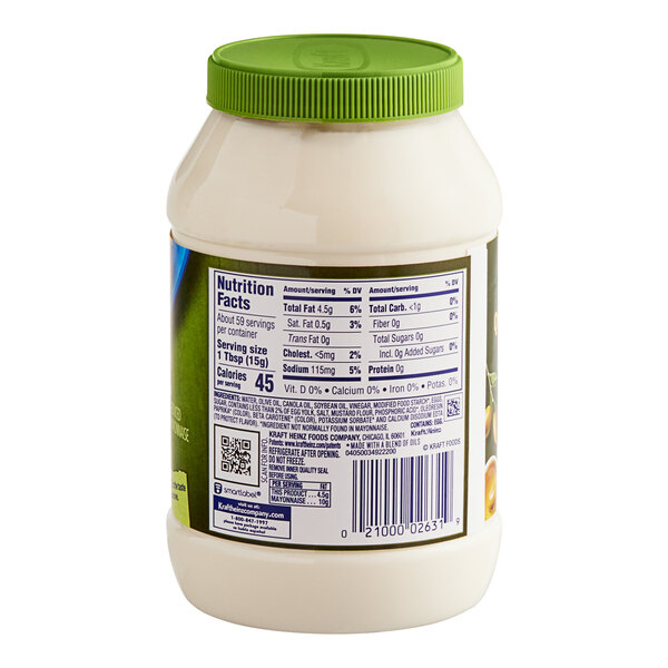 Kraft Olive Oil Mayonnaise 30 oz. 12/Case