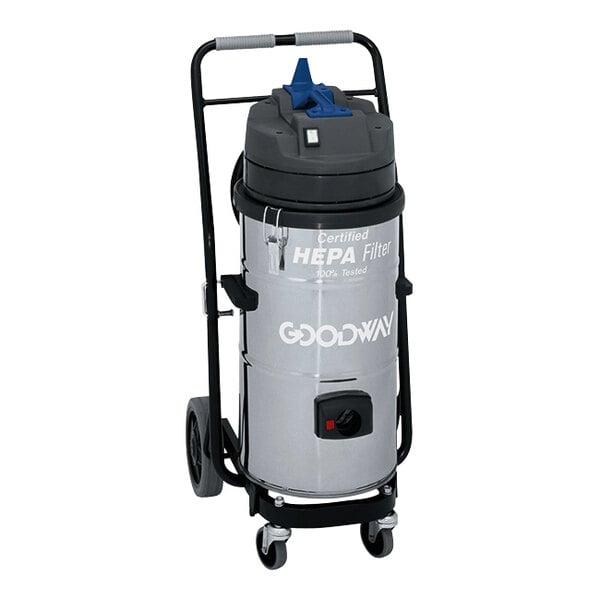 Goodway Technologies 3.2 Gallon Dry Vacuum with HEPA Filtration and Tool Kit EV-30H - 115V, 1 Phase