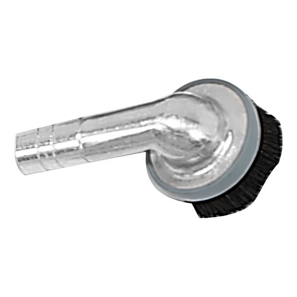 Goodway Technologies VAC-054 5" Aluminum Dusting Brush for Industrial Vacuums - 1 1/2" Connection