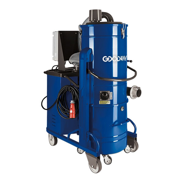Goodway Technologies Super Heavy-Duty Continuous-Duty Wet / Dry Vacuum DV-CV13 - 460V, 3 Phase