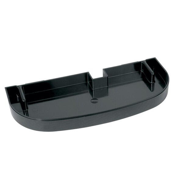 A black plastic Bunn drip tray with holes.