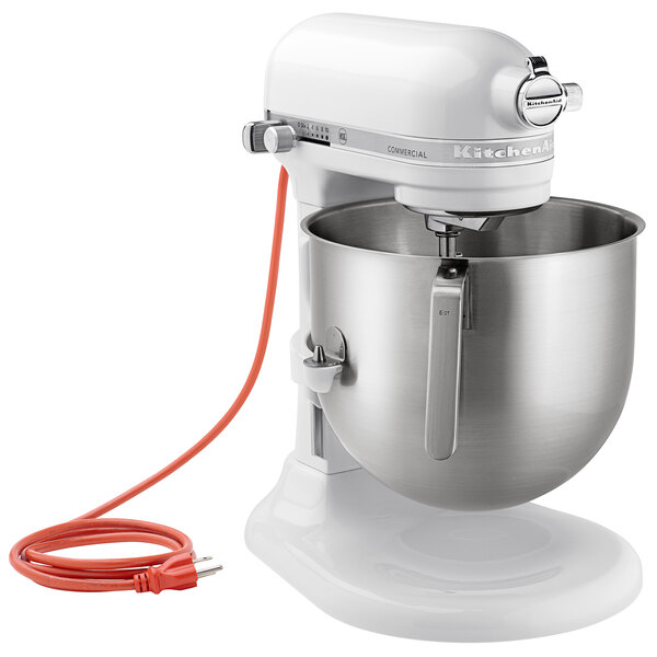 KitchenAid KSM8990WH White Commercial Mixer (8 qt)