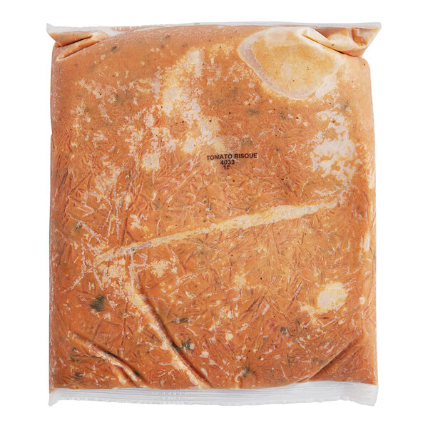 Bistro Soups by Vienna Beef Tomato Bisque with Spinach and Orzo 4 lb. 4/Case